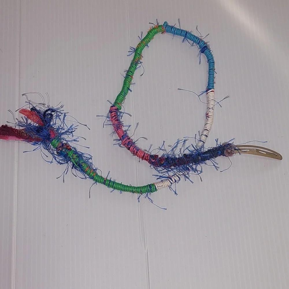 Colorful Hair Decoration ,Clip it right into your hair .Handmade